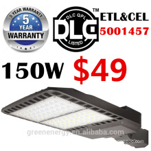ETL DLC listed 5years warranty high effiency 130lm/w led shoe box street light 60w100w 150w 200w 250w 300w